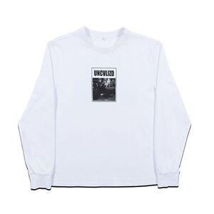 The End Long Sleeve - White size Small